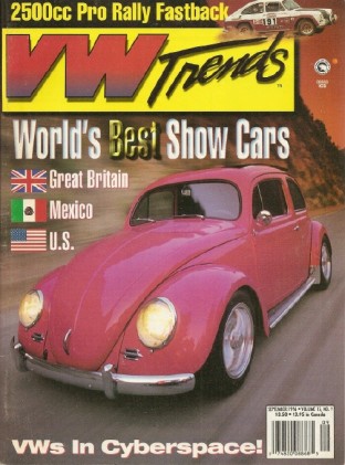VW TRENDS 1996 SEPT - BEST SHOW CARS, SIDE WINDOW SEAL REPLACED, KdF WAGON